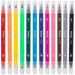 Play-Doh Kétoldalas Filctoll Készlet - 12 db (00720)