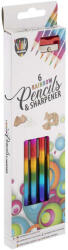 Szivárványceruza (6 db) + hegyező