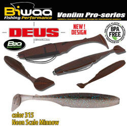 Biwaa DEUS 3" 7.5cm 315 Neon Scale Minnow - pepita