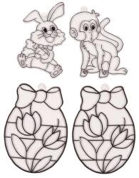  Festhető ablakdísz sablonkészlet