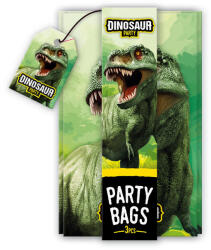  Dínós ajándéktasak 21, 5 cm x 13 cm 3 db