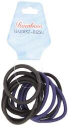  Rainbow Varrható Hajgumik - Szett - Kék és Fekete (99297)