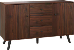 Homcom Tálalószekrény 127×40×76 cm - 2 Szekrény és 3 Fiók Nappaliba