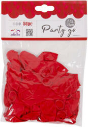 Party Go Piros Lufik - 50 db - 25 cm (05486)