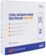  Elysium steril nátrium-klorid seb- és szemöblítő oldat 0, 9% V/V - 5 x 30ml