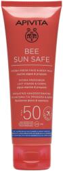 APIVITA BEE SUN SAFE Tej Arcra és testre SPF50 TRAVEL SIZE 100ml