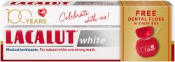 Lacalut White fogkrém 75ml+ ajándék fogselyem