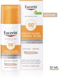 Eucerin Sun Photoaging Control Színezett napozó gél-krém arcra FF50+ mittel 50ml