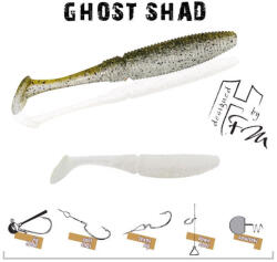  GHOST SHAD 5cm WHITE/SILVER