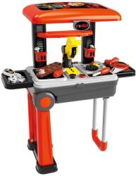  Junior Műhely - 2 az 1-ben Szerszámkészlet - Gurulós Bőrönd - 63x53x24cm (37198)