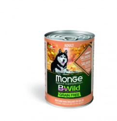 Monge BWild Grain Free Adult kutyakonzerv - lazac sütőtökkel és cukkinivel 400 g (149275)