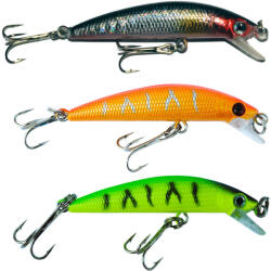 Frenetic Wobbler Flicker Ezüst/Fekete 6cm 3g