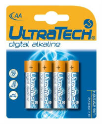 UltraTech Digital Alkaline AA Elem - 4 db (15378)