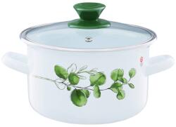 Emalia Olkusz Zománcozott Fazék - Eukaliptusz - 22 cm/5 l