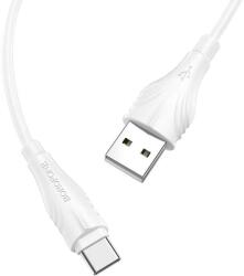 BOROFONE BX18 Type-C Töltőkábel - 3m, Fehér (BX18Type-c)