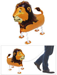  Sétáló Oroszlán Fólia Lufi - 54x63, 5 cm (83638)