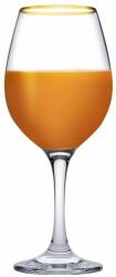 Pasabahce Arany Szegélyes Borospohár Szett - 6 db - 365 ml (8693357472686)