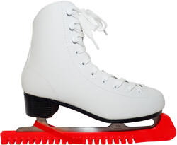  Műkorcsolya protektorok műanyag piros - 1 pár