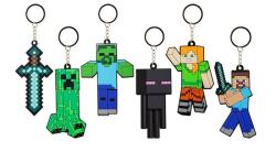  Minecraft Kulcstartó - Puha Figura (8 cm) - 6 Féle (86912)