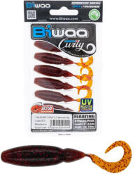 Biwaa TAILGUNR CURLY 2.5" 6.3cm 012 Bloodworm Texas Craw