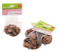 Játék Pénz - Fa Érmék - 100 db (2599709)