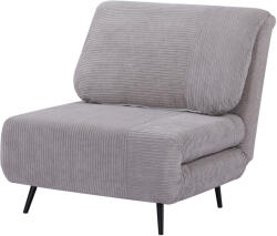 Homcom Poltrona Letto 2 az 1-ben 3 szinten állítható és Seduta Imbotita Grey