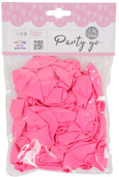 Party Go Rózsaszín Lufik - 50 db - 25 cm