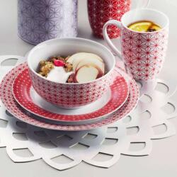 Ambition Ezüst Tányéralátét - Csillagminta - 38 cm (37090)