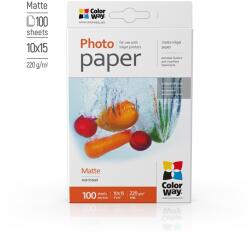 ColorWay Fotópapír, matt (matte), 220 g/m2, 10x15, 100 lap (PM2201004R) (PM2201004R) - pcx