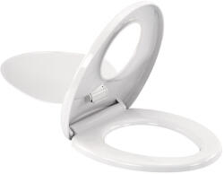 Leziter Rion Soft Close 2 az 1-ben WC ülőke szűkítővel műanyag fehér (RION-UF) - pepita