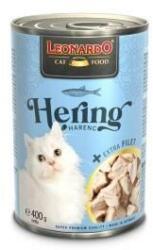 Leonardo hering + extra filé konzerv macskaeledel 400 g (147266)