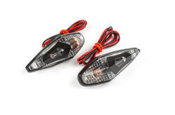 STR8 MX_STR-695.05/BK Irányjelzők / Lámpák Ragasztható Csepp Alakú Szárny / / - Fekete, Fehér, Narancs