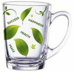 Luminarc New Morning Bliss Bögre - 320 ml - Levelek mintával (883314440775)