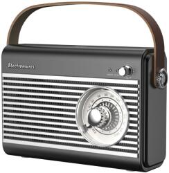  Electromures EM 1007 Retro Rádió bluetooth hangszóróval - Fekete, Barna