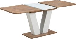 Unic Spot VEGAS 2 Kansas tölgy-szürke 75, 5x136-176x80cm bővíthető étkezőasztal