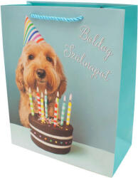  Kutyás Szülinapi Papírtáska - Méret [Méret hozzáadása]