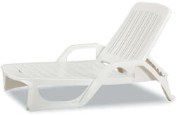 Leziter Miami napozóágy fehér (LBM-WHT)