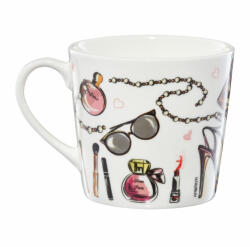 Ambition Fashion Porcelán Bögre - 400 ml - Divatos Minták (67293)