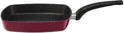 Emalia Olkusz Tigaie grill 26x26cm, Teflon Classic bevonat, visiniu