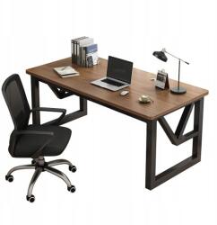 Fodym Modern íróasztal, gamer asztal, polccal, sötét bükk loft ipari 120 cm (1015364)