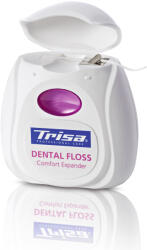Trisa Comfort Expander bővíthető és menta fogselyem, 660264, 40 méter, rózsaszín