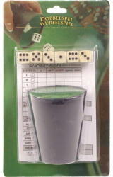  Kockajáték készlet - Zárható pohár és 6 dobókocka (15682)