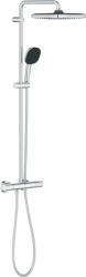 GROHE Vitalio Comfort 250 zuhanyrendszer, termosztátos csaptelep, szögletes zuhanyfej
