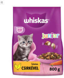 Whiskas Junior Csirke Száraz Táp - Kölyökmacskáknak 800g (134808)