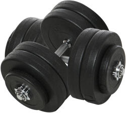 Homcom Súlyzókészlet 50 kg - Állítható 12 gumitárcsával