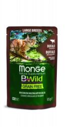 Monge BWild Grain Free nedvestáp nagytestű macskáknak - bölény zöldségekkel 85 g (149294)