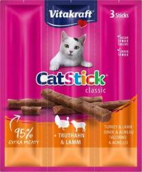 Vitakraft Cat-Stick Mini pulykás és bárányos húsrudak macskáknak (3 x 6 g) 18 g