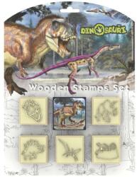 Dinoszaurusz Fa Bélyegző Szett - 5 db (02069)