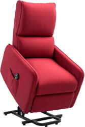 Homcom Elektromos Emelőfotel Barna - Távirányítóval és Lábtartóval, 62×86, 5×98 cm