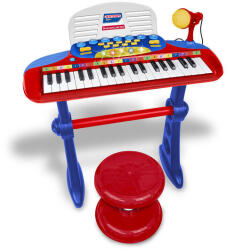 Álló szintetizátor, 37 billentyű, mikrofon - pepita